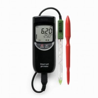 HI99121 防水便携式酸度pH-温度测定仪【土壤农业】