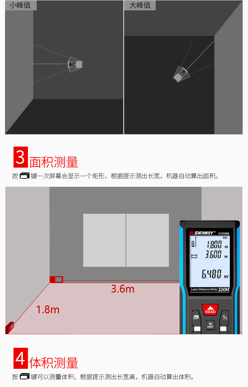 深达威激光测距仪红外线电子尺高精度激光尺测量工具手持量房仪-tmall_05