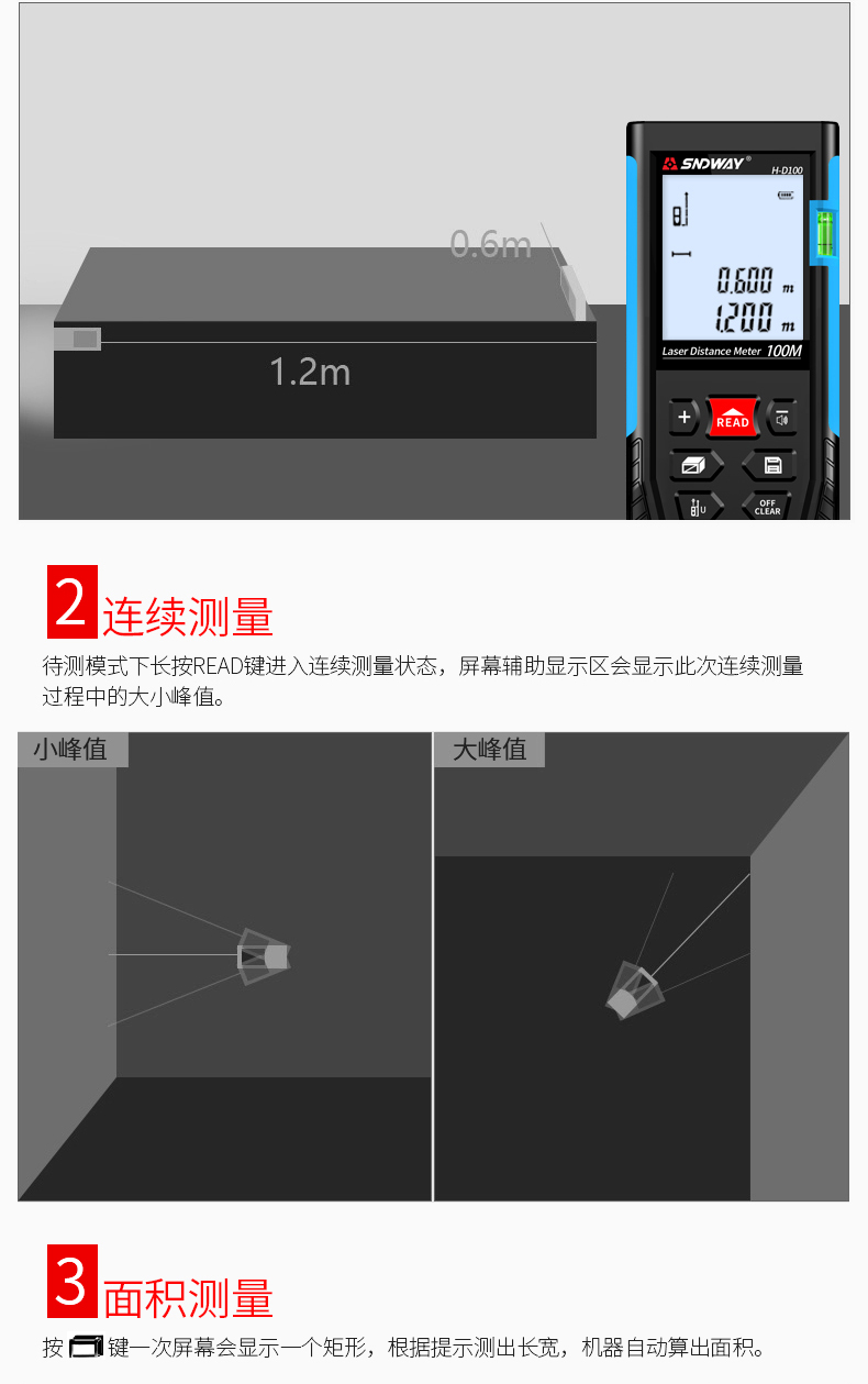 深达威激光测距仪高精度红外线电子尺手持式量房仪距离激光尺-tmall_05