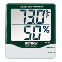 艾示科Extech 445703 大数字Hygro-Thermometer